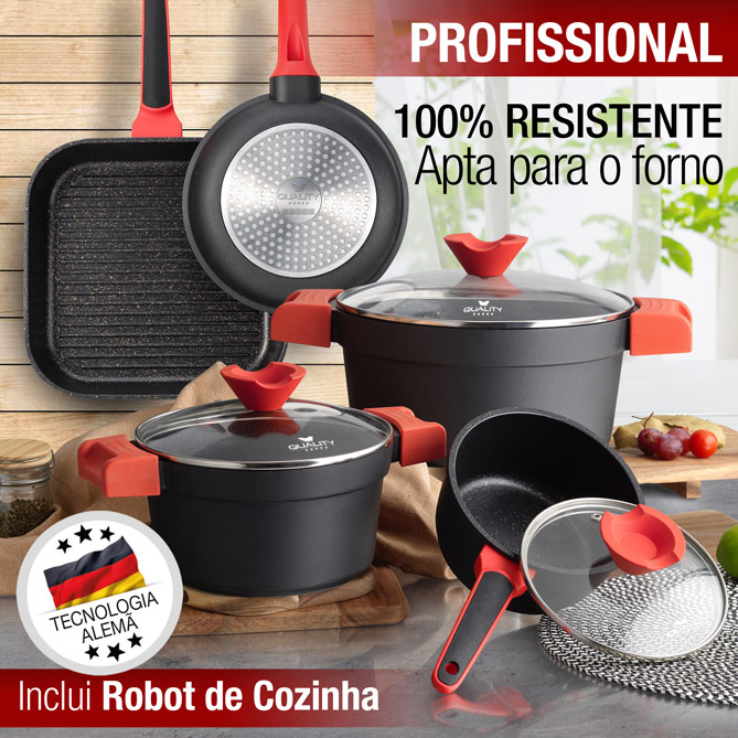 Trem de Cozinha QUALITY: DURABILIDADE, ELEGÂNCIA E ROBUSTEZ